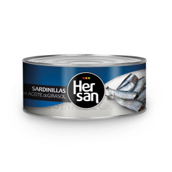 SARDINILLAS EN AC. GIRASOL 80/100 PERÚ LATA 12/1Kg